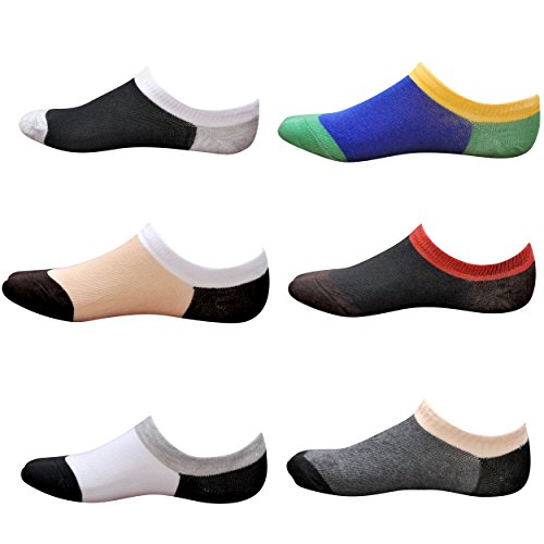 Tom & Gee Mens Cotton Loafer Socks, Pack of 6 (Multicolour) RS.299 (70.00% Off) - Amazon
