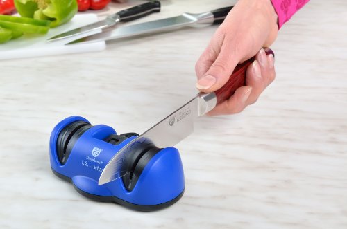 GRÄWE® stabiler Messerschärfer mit Saugfuss und 2 Stationen - 5