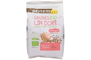 PAYSANS D'ICI Graines de lin doré bio & équitable