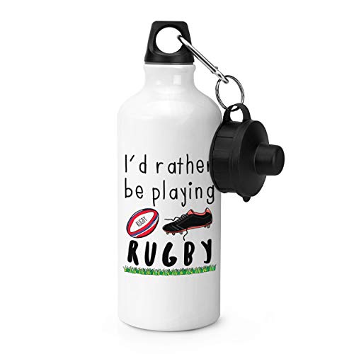 Gift Base I'd Rather Be Playing Rugby Sports Bottle Gift Base I'd Rather Be Playing Rugby Sports Bottle