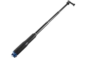 LUMITREX 92cm Wasserdicht Selfie Stick Ausziehbar 29–92 cm für GoPro Hero 13 12 11 Max DJI Osmo Pocket 3 Insta360 X5 X4 AKASO EK7000 V50 X Action Kamera Verlängerungsstange Aluminiumgriff Teleskopstange Wasser