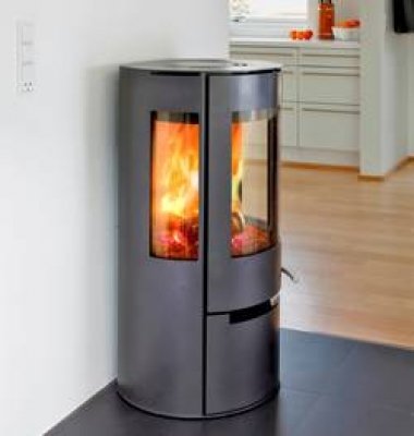 ADURO Poêle à bois ADURO 9 noir, 6 kW