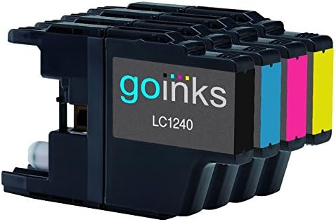 Go Inks 1 Set of 4 Ink Cartridges to replace Brother LC1240 Compatible/non-OEM for Brother DCP and MFC Printers (4 Inks)