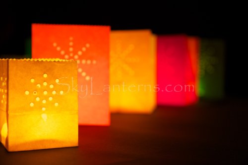 24 x Lichttüten, Candle Bags, Lanterns, Luminaria Party & Feier Geburtstag, farbig - 2
