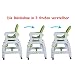 Seelux 3in1 High Chair Table & Chair Set Adjustable Rocking Chair (Green)