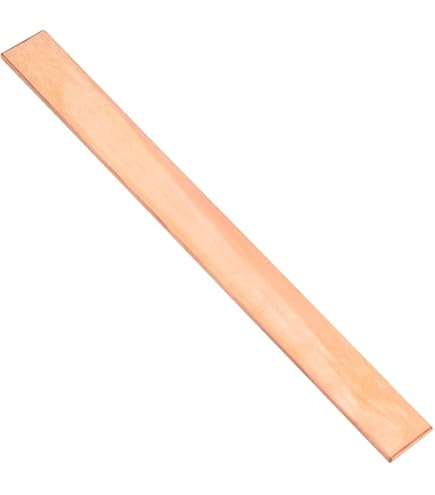 BENECREAT Flacher Kupferdraht 6,5 Mm Breit, 6 M Rolle – Perfekt Für Schmuckbasteln, Edelsteinverpackung & DIY