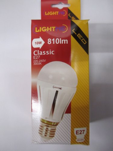 Preisvergleich Produktbild LIGHTME LED, E27, 10 W, WW, GLUEHL