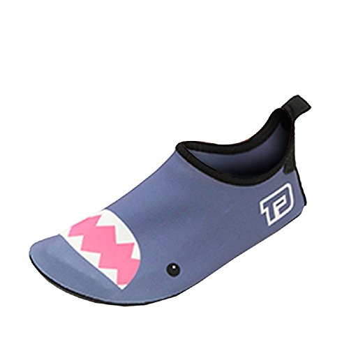 iBaste Wassersportschuhe Kinder Wasserschuhe Strandschuhe Badeschuhe Surfschuhe Tanzschuhe Aquaschuhe für Jungen und Herren Rutschfeste Gummisohle Super leicht und Sehr gut gedämpft