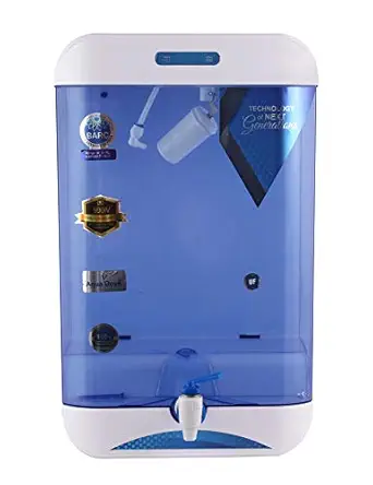 AQUA DOVE Non Electric Water Purifier Glory Technology -5 Stage, 14 L Storage (White and Blue)