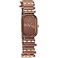 Titan Raga Women's Love All: Elegant Oval Brown Dial & Metal Strap Analog Watch-NS95154QM01/NT95154QM01
