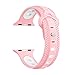 Produktbild Muium 2019 Armband Für Apple Watch Series 4, 8 Farben,40MM Silikon Jungen Armband Band Schutz Frauen Steel New Visual Fashion Leichtgewicht Uhrenarmbänder für Apple Watch Series 4 (Pink)