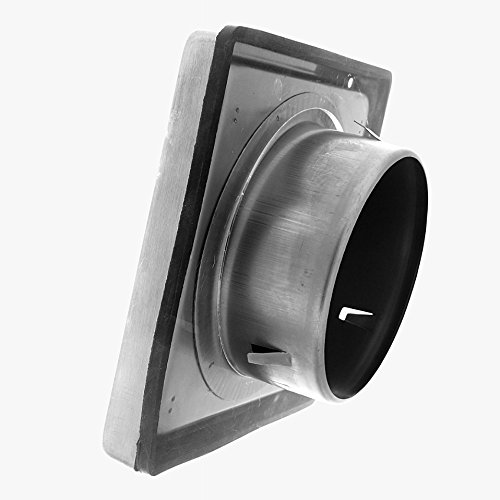 Klimapartner VKE 150 – Edelstahl Verschlussklappe - 4