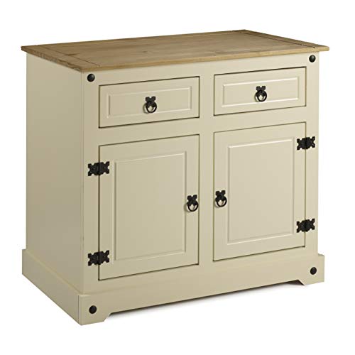 Mercers Furniture Corona Painted 2Door 2Drawer Sideboard Cream