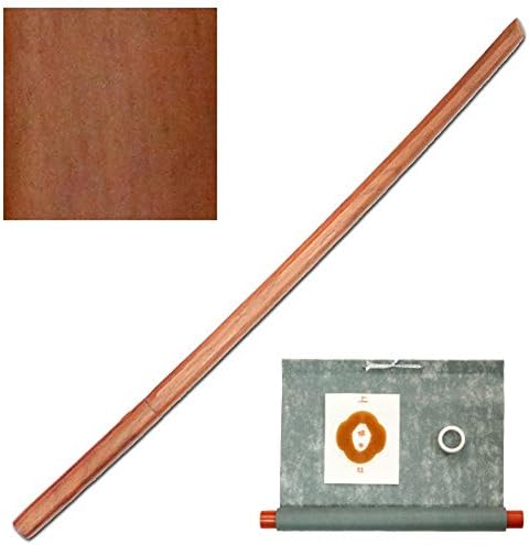 Bokken Sword in cherry wood with Tsuba and Dome