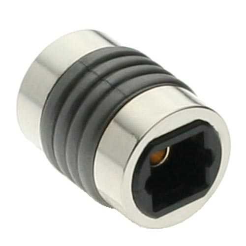 Preisvergleich Produktbild InLine OPTO Audio Kupplung, Toslink Buchse / Buchse, verchromt