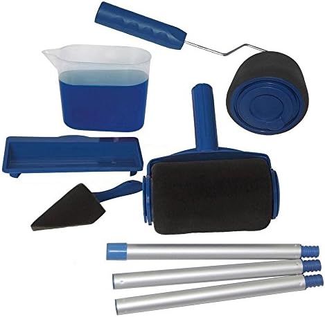 PaintRunner Pro Capalta Flower 8 Piece Paint Roller Set Brush Set Wall Painting Flat Brush Set DIY Tool