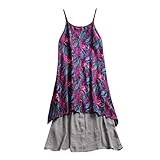 DODUMI Robes Longue Noire Robe Mi Longue Femme Parfum La Petite Robe Noire Guerlain Robe Manche Courte  Femmes Grande Taille Lin sans Manches Sling Kaftan Baggy Imprimer Longue Maxi Dress