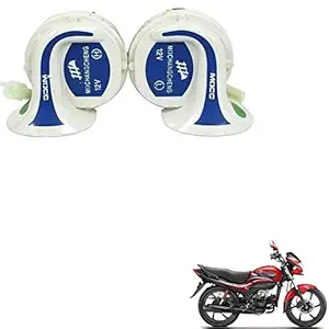 Kozdiko Mocc Horn Bike 18 in 1 Digital Tone Magic Horn Set of 2 Pcs for Hero Passion Pro
