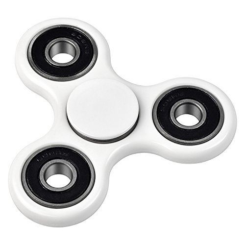 TStrap Tri-Spinner Fidget Toy EDC ADHD Focus Ultra Durable High Speed Si3N4 Bearing 2-4 Min Spins (White) TStrap Tri-Spinner Fidget Toy EDC ADHD Focus Ultra Durable High Speed Si3N4 Bearing 2-4 Min Spins (White)