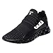 Produktbild Sannysis Mesh Schuhe Herren Laufschuhe Leichtgewicht Sneakers mit Stoff Schnürsenkel Atmungsaktiv Sportschuhe Trainer Running Turnschuhe Outdoor