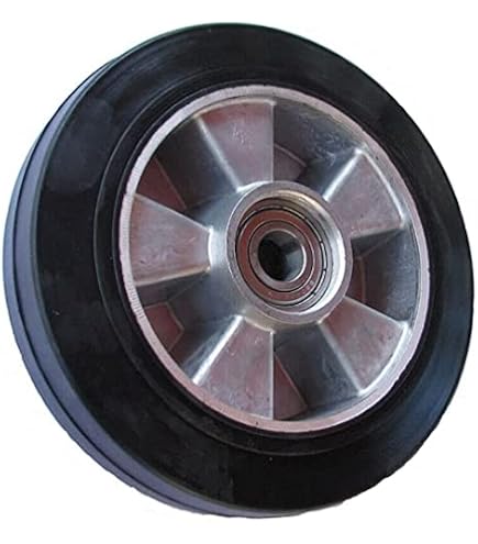 4 Ruote In Nylon Per Transpallet 80x70 Mm Con Cuscinetti A Sfera | Carico 500 Kg, Asse 20 Mm Per Uso Industriale