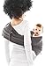 Wallaboo Baby sling Connection, Easy Adjustable and Ergonomic, Newborn 8lbs to 33lbs, Grey
