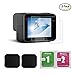 Price comparison product image iTrunk Ultra-Clear Tempered-Glass LCD Screen Protector & Lens Cover Cap for GoPro Hero 5 Action Camera (2pcs)