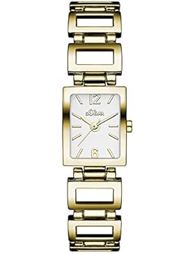s.Oliver Damen-Armbanduhr Analog Quarz Alloy SO-3029-MQ