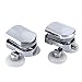 Price comparison product image Yosoo 2PCS Sliding Shower Doors 23mm Wheel Twin Double Bottom Zinc Alloy Shower Door Rollers / Runners / Wheels
