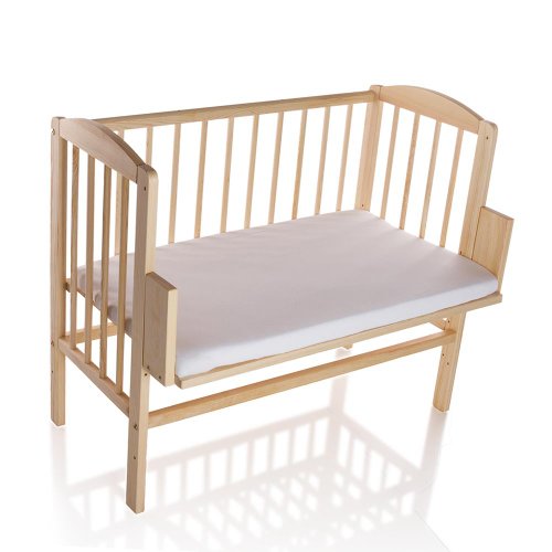 Preisvergleich Produktbild BABYBLUME Kinderbett Gitterbett Beistellbett Maria 90x40cm (Matratze BASIC, Kiefer)
