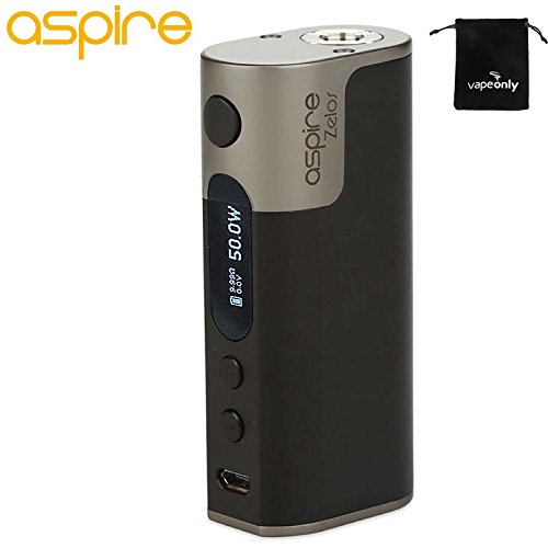 Cigarette d'E, kit de Vape d'Aspire Zelos 50W avec 2500mAh Zelos Batterie Mod E-clics électroniques de cigarette pas de nicotine, non E Liquide