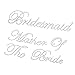 Produktbild MagiDeal 2 Stück ''Bridesmaid'' und ''Mother of the Bride'' Strass Sticker Schuhsticker für Hochzeitsschuhe Hochzeits-Accessoires