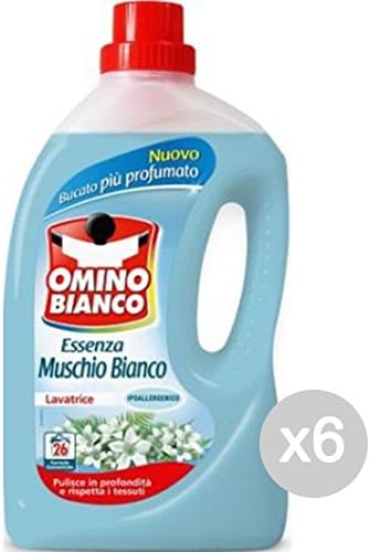 Set 6 OMINO BIANCO 30 Washing Machine White Musk Soap Washing Machine And Laundry