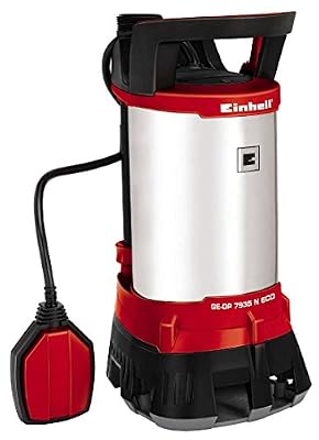 Einhell Pompe d'évacuation pour eaux chargées RG-DP 1135 N ECO (L'énergie verte "ECO Power", 790 W, Débit max. 20.000 l/h, Hauteur de refoulement 9 m, Diamètre de la particules 35 mm)