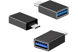 DUNAMIS EXOUSIA 3 Pack USB C Male to USB 3.0 Female Adapter, Compatible with MacBook Pro after 2016, MacBook Air after 2018, Mac Mini, Dell XPS and More Type C or Thunderbolt 3 Devices (USB-C Type 1)