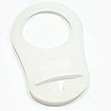 Sleepytot Dummy Bunny Silicone Adapter Rings for Ringless Dummies 2 Pack (White)