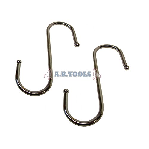 Großes ‚S‘ Hook 2pk Haken Edelstahl Home Küche Garten Garage TE575 - 2