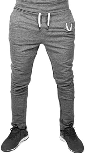Quistal Men's Trousers Casual Pant Jogger Bottom Long Sport Tracksuit Sweatpants Workout Running Gym Pants Trousers