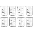 OCTA Borosilicate 3.3 Glass Beaker with Graduation Marks, Beaker for school collage chemistry lab laboratory (1000 ML- Pack Of 1)
