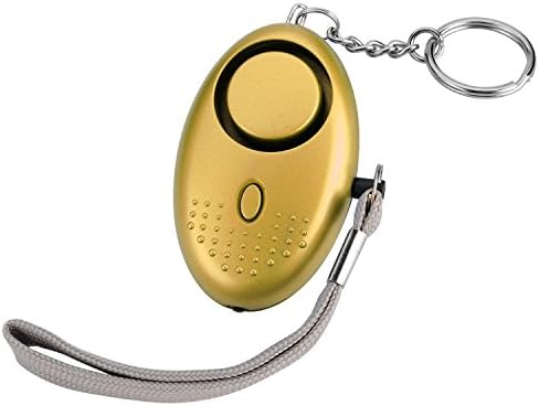 Personal Alarm Keyring with Torch, 140 Db Loud Security Protection Emergency Attack Alarm Keychain Police Approved for Women Children Shopping Traveling Jogging with Handy LED Torch