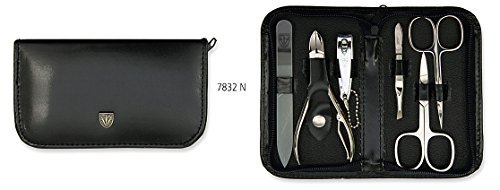 Drei Schwerter | Exklusives 6-teiliges Maniküre - Pediküre - Nagel - Pflege-Set / Etui | Made in Solingen / Germany | VERSCHIEDENE DESIGNS (783202)