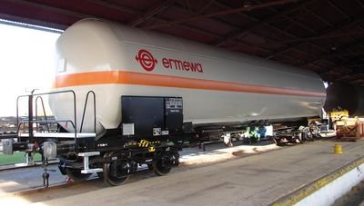 Preisvergleich Produktbild PIKO 54650 Druckgaskesselwagen ermewa DB