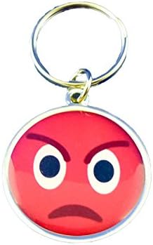Emotives Emoji Keyring - Angry