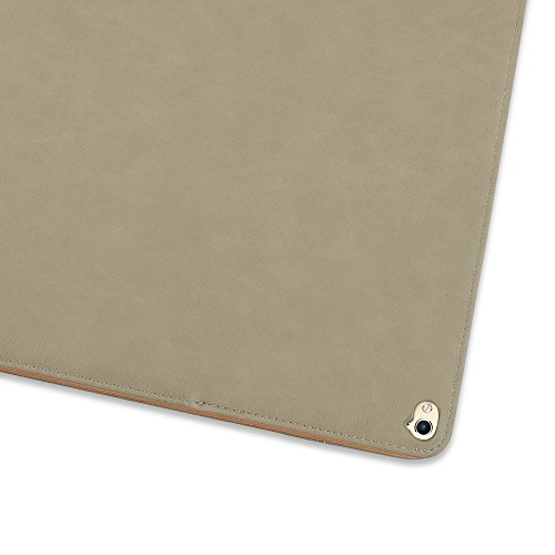 iPad Pro 9.7 Hülle FusionTech® – Slim Fit Leder Folio Schutzhülle mit Smart Cover Auto Sleep/Wake Funktion für Apple iPad Pro 9.7 inch Modell 2016 - 4