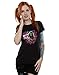Produktbild Marvel Damen Guardians of the Galaxy Neon Gamora T-Shirt Large Schwarz