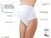 Blackspade Ladies Stretch Maternity Brief with Lace Trim, White, XL, UK 14