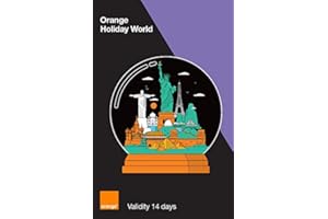 TSIM Orange Holiday World SIM-Karte, 14 Tage, bis zu 10 GB Daten, vorinstalliert und voraktiviert mit weltweiten Daten, Anbinden erlaubt, Anrufe und SMS nicht erlaubt.