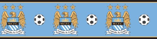 Manchester City FC Self Adhesive Border, Blue