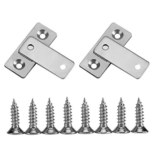 détail Placard Loquet de porte magnétique ultra-mince durable puissant Kit avec Vis Aimant Loquet pour les portes d'armoires les tiroirs les meubles 2 set