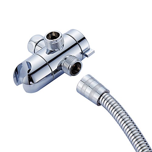winarrow Triangle Ventil Universal 3-Wege-Dusche Arm-Umstellventil Dusche Arm Splitter für Handbrause Duschen Komponenten mit Brauseabgang chrom - 6